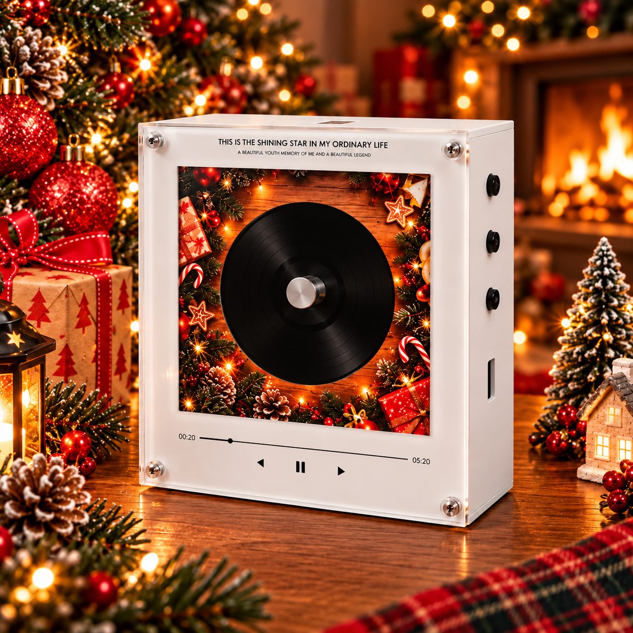 JoyHearth Christmas Record Player