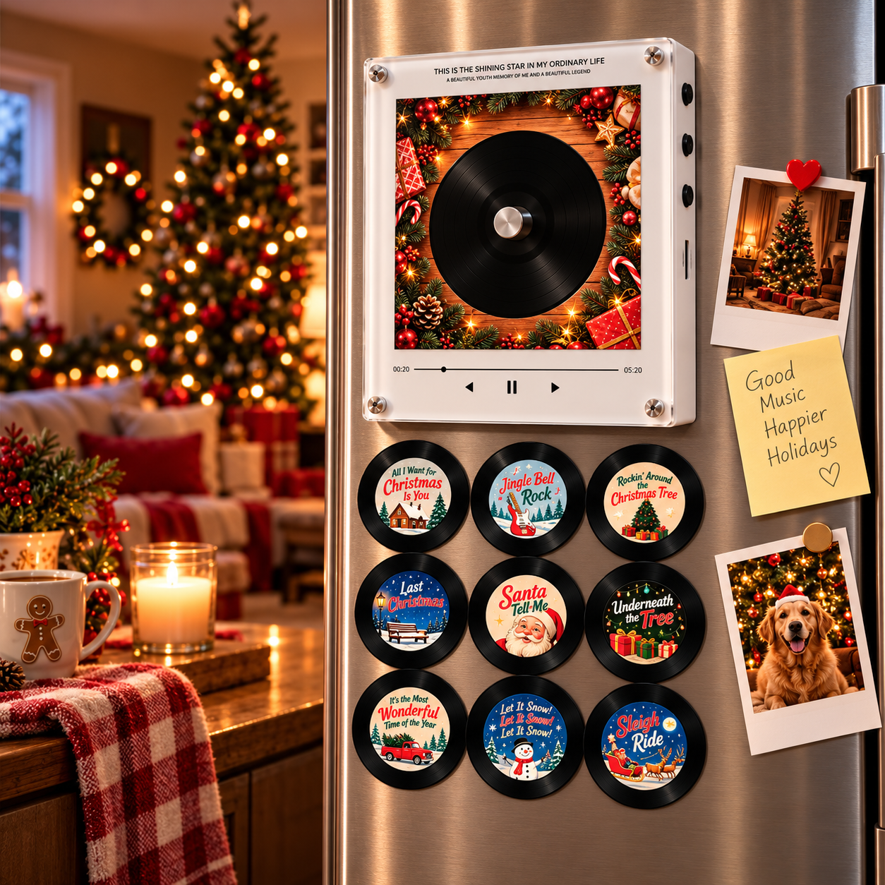JoyHearth Christmas Record Player